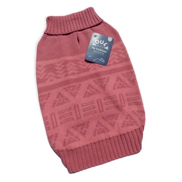 Youly Trailblazer Dog Medium Pink Pet Sweater New - Picture 1 of 4